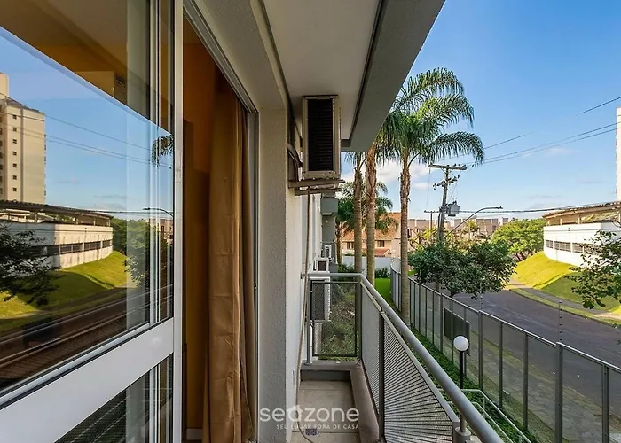 Apto. C/ Varanda E Churrasq. Privativa Mtza0204 Apartamento Porto Alegre